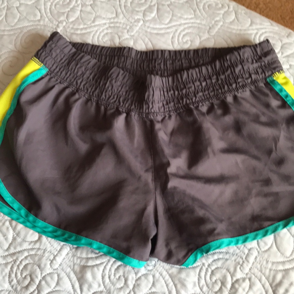 Live love dream grey running shorts
